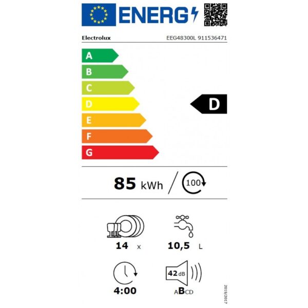 Electrolux EEG48300L vgradni pomivalni stroj - Image 13