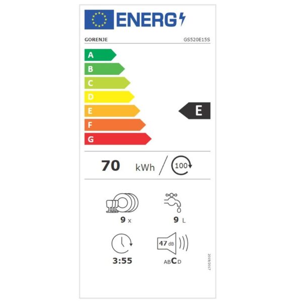 Gorenje GS520E15S pomivalni stroj - Image 8