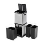 Klarstein ÖKOSYSTEM² KOŠ ZA LOČEVANJE ODPADKOV 30 L (1 X15 L, 2X7,5 L) PE, NERJAVEČE JEKLO - Image 5