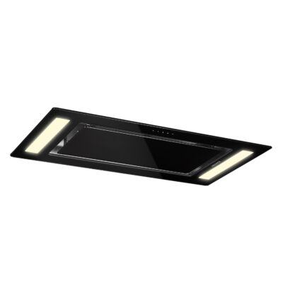 Klarstein Remy stropna napa, vgrajena napa, 90 cm EEK, A 620 m³/h Touch LED, steklo