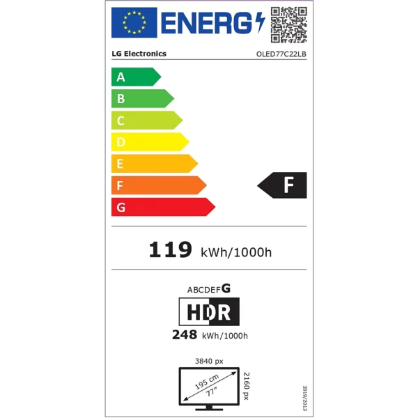 LG OLED77C22LB  4K OLED evo TV - Image 5