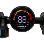 Električni skiro TREVI Velociptor SKILL ES80W, 8'', zložljiv, LED osvetlitev, LED prikazovalnik, do 25km/h, 350W, Baterija 3.6V/5Ah, Amortizer, do 120kg, črne barve - Image 5