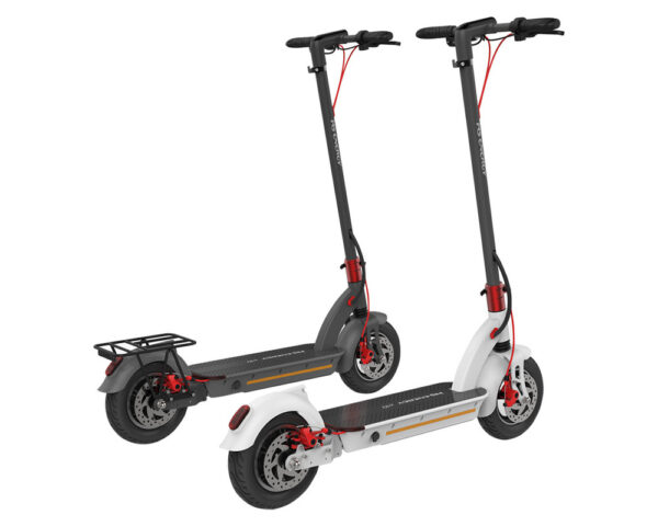 Električni skiro MS ENERGY e10, 10" pnevmatike, 450W motor, domet do 40km, LED osvetlitev, zložljiv, 48V 12.5Ah baterija, regenerativno polnjenje, LCD zaslon, brezplačna aplikacija, črne ali bele barve - Image 10