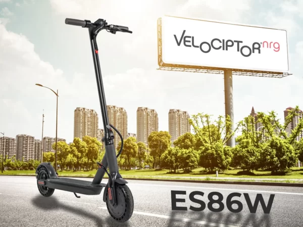 Električni skiro TREVI Velociptor NRG ES86W, 8.5'', zložljiv, LED osvetlitev, LED prikazovalnik, do 25 km/h, 350W motor, baterija 36V 7.5Ah, do 125kg, črn - Image 2