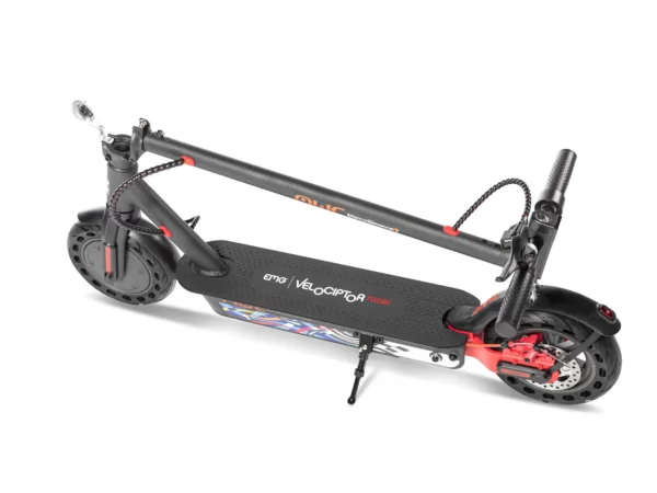 Električni skiro TREVI Velociptor RACER 2 ES106EW, 500W motor, 10" Honeycomb pnevmatike, LED osvetlitev, brezplačna aplikacija, zložljiv, zaslon, 36V 10Ah baterija, domet do 38km, smerniki, črn - Image 7