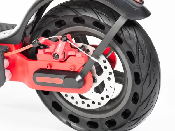 Električni skiro TREVI Velociptor RACER 2 ES106EW, 500W motor, 10" Honeycomb pnevmatike, LED osvetlitev, brezplačna aplikacija, zložljiv, zaslon, 36V 10Ah baterija, domet do 38km, smerniki, črn - Image 10