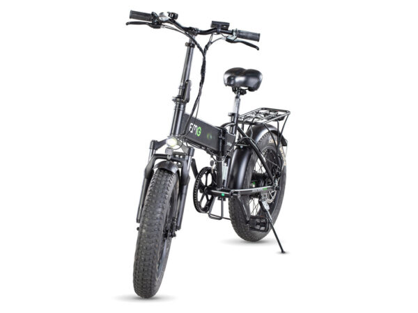 Električno kolo EMG Trevi BOMBER FAT, 20'', zložljiv, do 25km/h, do 40km, LED zaslon+LED lučke, do 150kg, črn - Image 3