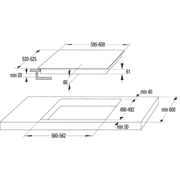 Gorenje kombinirana kuhalna plošča ICT641BCSC - Image 3