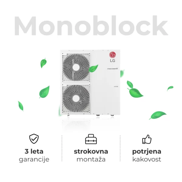 LG Therma V Monoblok S HM143MR.U34 - 14 kW toplotna črpalka zrak/voda z montažo - Image 8