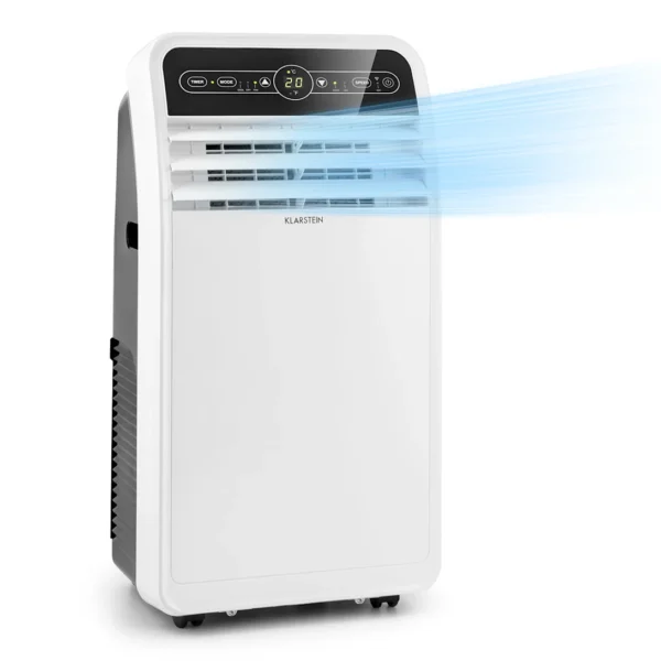 Klarstein Metrobreeze 9 New York, 2600 W, 9000 BTU / uro, Klima-naprava, timer, bela barva