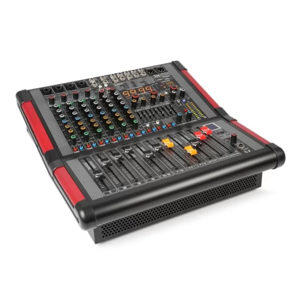 Power Dynamics 8-KANALNA MEŠALNA MIZA PDM-S804A Z VGRAJENIM OJAČEVALNIKOM (2 X 350 W RMS)