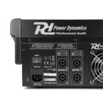 Power Dynamics 8-KANALNA MEŠALNA MIZA PDM-S804A Z VGRAJENIM OJAČEVALNIKOM (2 X 350 W RMS) - Image 5