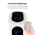 Klarstein Polar Tower Smart, ventilator, hladilnik zraka, 7 L, 85 W, daljinski upravljalnik, 5 x hladilni boks - Image 8