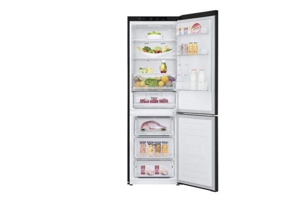LG GBB61BLJMN prostostoječi hladilnik z zamrzovalnikom spodaj - črn - Image 3