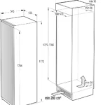 Gorenje RI5182A1 vgradni hladilnik - Image 2