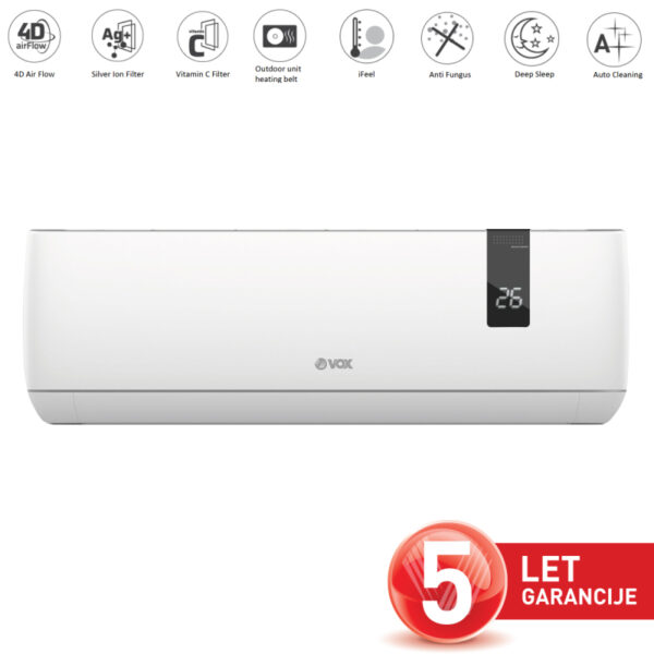 VOX klima naprava IJL12-SC4DWH + MONTAŽA [WiFi, 4D Air Flow, CFilter, Sfilter, HB