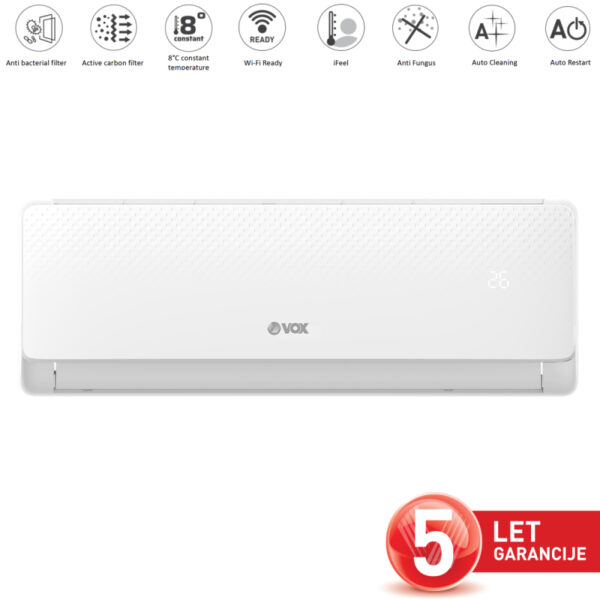VOX klima naprava IFG24-AACT + MONTAŽA [WiFiready, 8°C CTemp, CFilter, AFilter]