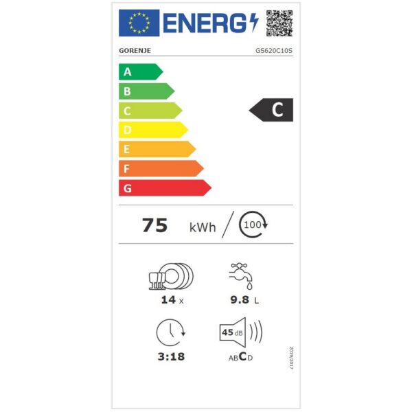 Gorenje GS620C10S pomivalni stroj - Image 3