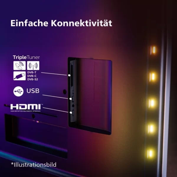PHILIPS 77OLED808/12 OLED Ambilight 4K UHD OS Android TV model 2023 - Image 4