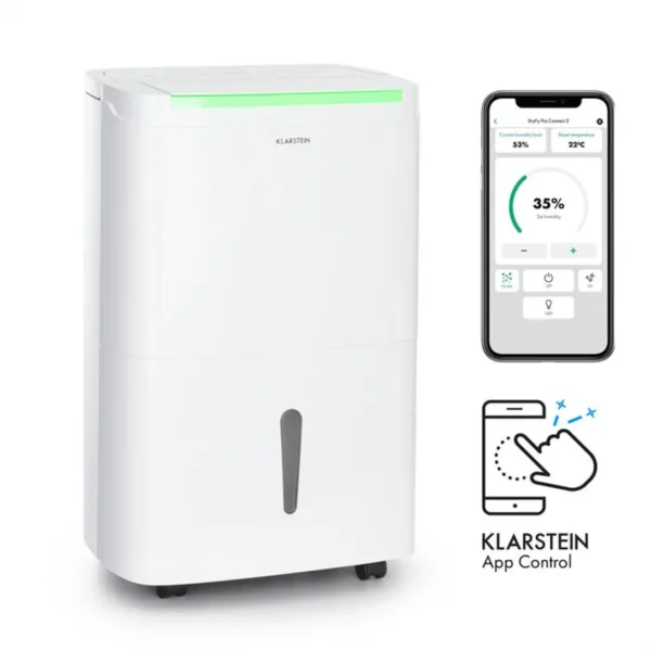 Klarstein DryFy Connect 50 Razvlaževalnik zraka, Bela