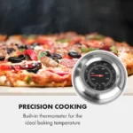 Klarstein Pizzaiolo Neo, plinska peč za pico, vključno s kamnom za pico, termometrom, nerjaveče jeklo - Image 5