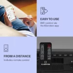 Klarstein Studio Light & Fire 1 Smart, kamin, 1000/2000W, MDF, WiFi Control - Image 2