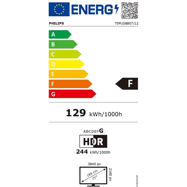 Philips 75PUS8818/12 The One 4K Ambilight TV - Image 6