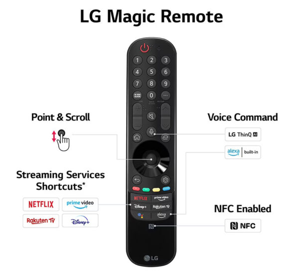 LG OLED83C35LA OLED 4K evo Dolby Atmos TV model 2023/24 - Image 6