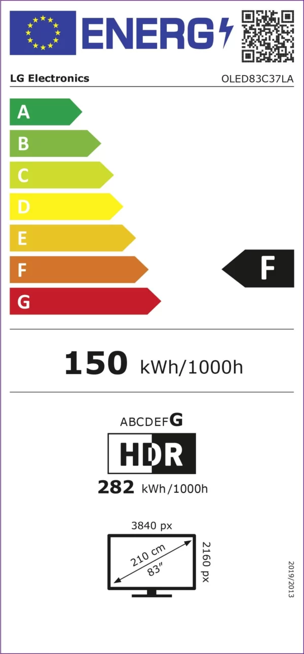 LG OLED83C35LA OLED 4K evo Dolby Atmos TV model 2023/24 - Image 7