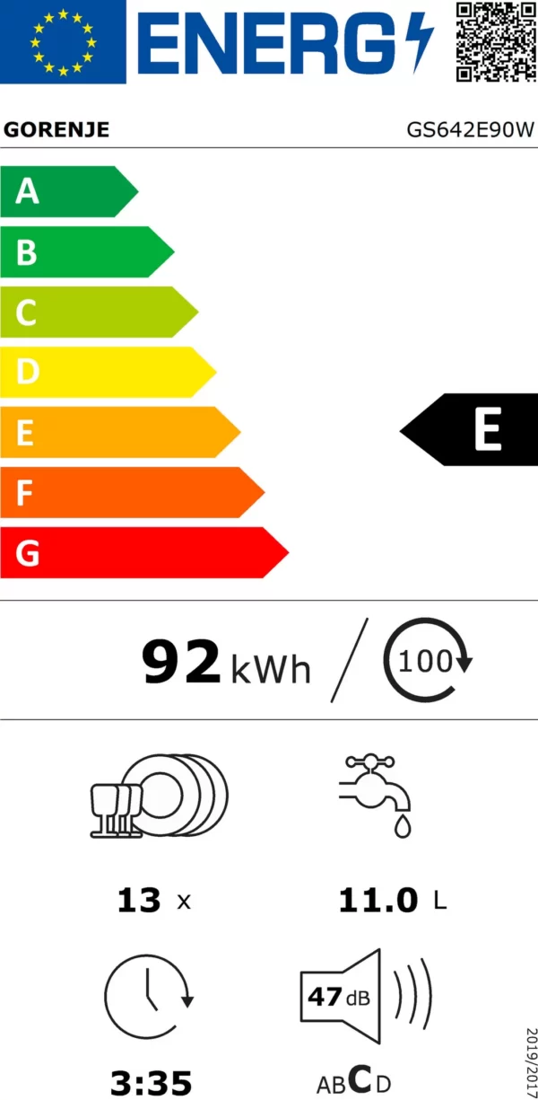 Gorenje GS642E90W pomivalni stroj - Image 4