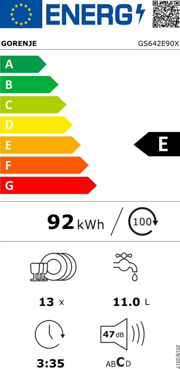Gorenje GS642E90X pomivalni stroj - Image 4