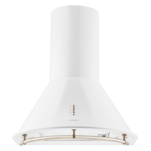 Klarstein Lumio Primo, bel, 60 cm, 430 m3/h, retro napa - Image 2