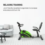 KLARFIT Relaxbike 6.0 SE ležeči ergometer, Črna - Image 5