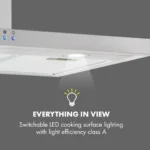 Klarstein Limelight kuhinjska napa 90cm, Srebrna - Image 7