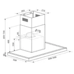Klarstein Limelight kuhinjska napa 90cm, Srebrna - Image 8