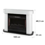 Klarstein Aargau Smart električni kamin - Image 8