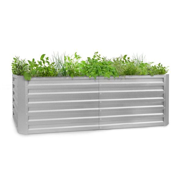 Blumfeldt High Grow Straight visoka greda, Srebrna