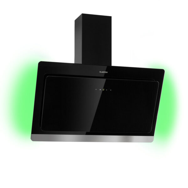 Klarstein Aurora 90 Smart, kuhinjska napa, Črna