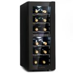 Klarstein Shiraz 12 Duo vinski hladilnik, Črna