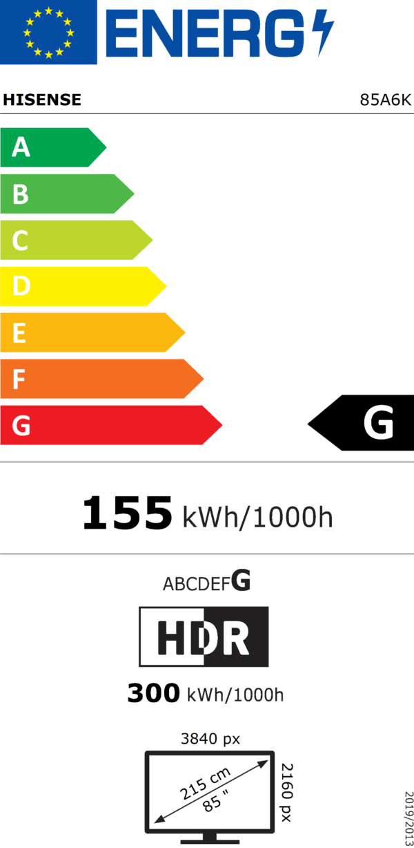 HISENSE TV UHD 85A6K - Image 4