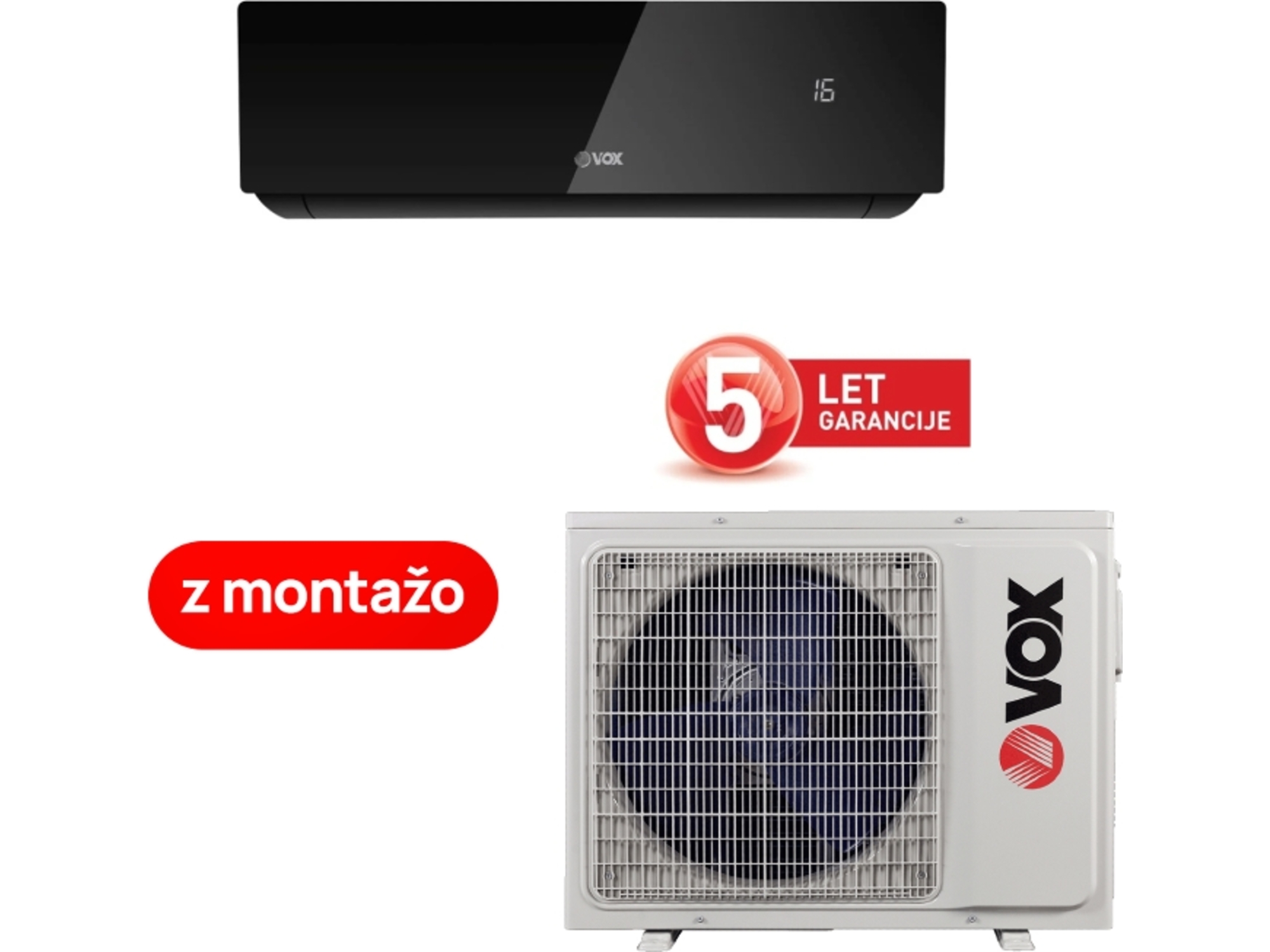 VOX IJP12-PCPMWB 3,5kW klima + MONTAŽA [WiFi, black]