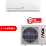 VOX IFX18-SCCT 5,1kW klima z montažo + darilo Wifi vmesnik [WiFi, 8°C CTemp, VFilter, SFilter]