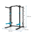 Capital Sports Amazor H Basic, stojalo, Safety Spotter, J Cups, Monkey bar, jeklo, masivno - Image 6