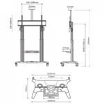 Mobilno TV stojalo CF-100 - Image 5