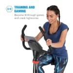 Capital Sports Arcadion Gaming Bike, merilnik srčnega utripa, bluetooth, pritrditev na krmilo, črna - Image 3