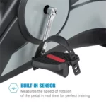 Capital Sports Arcadion Gaming Bike, merilnik srčnega utripa, bluetooth, pritrditev na krmilo, črna - Image 8