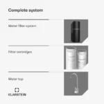Klarstein PureLine 800, sistem za filtriranje, reverzna osmoza, 800 GPD / 3000 L/d - črna barva - Image 5