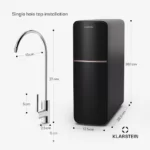 Klarstein PureLine 800, sistem za filtriranje, reverzna osmoza, 800 GPD / 3000 L/d - črna barva - Image 6