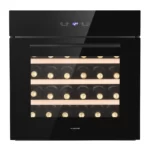 Klarstein Vinsider 30 Built-In Uno, vgradna vinoteka, 30 steklenic, 77 litrov, nerjaveče jeklo