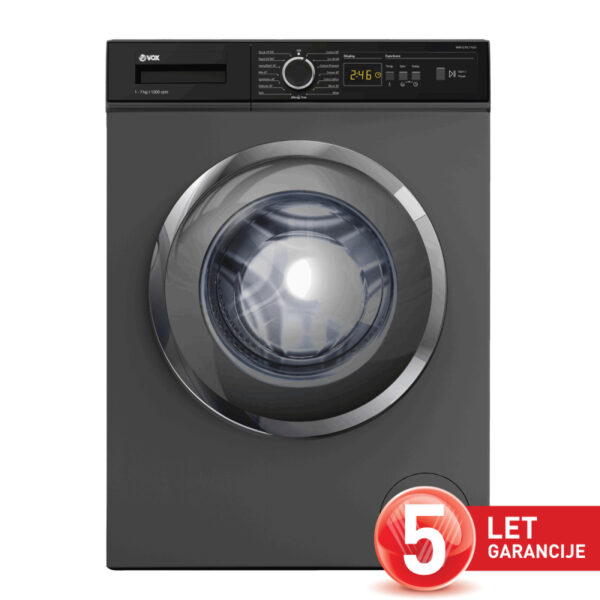 VOX Pralni stroj WM 1270-LT1GD [D, 7 kg, 1200 o/min, 15 programov, siv]